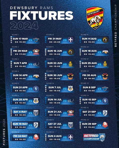 Championship fixtures 2024.